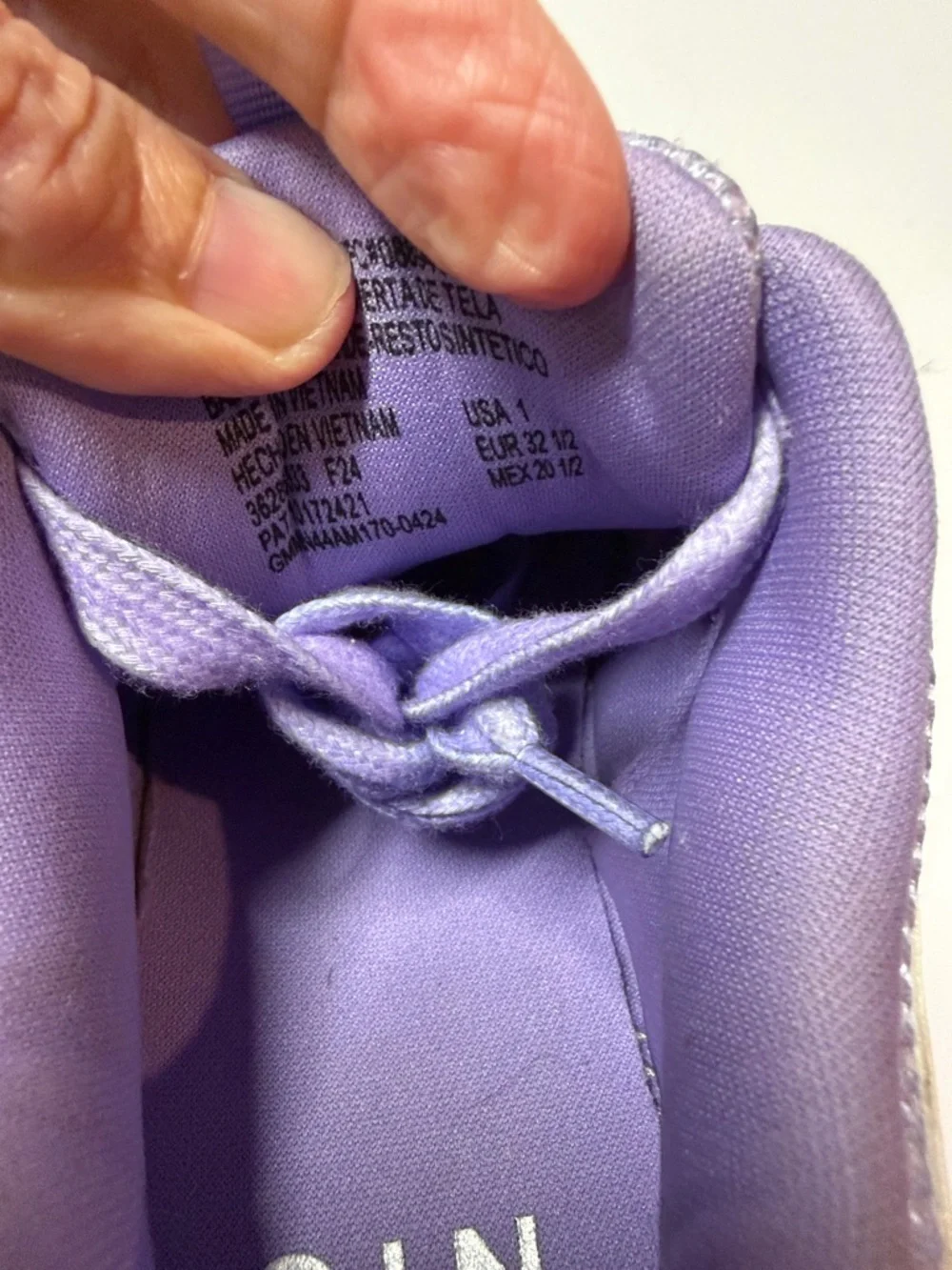 Madden NYC Pink Purple Chunky Sneakers Kids Girls Size 1 Athletic - Picture 7 of 7